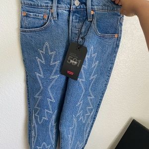 Levi’s 501 Del Norte Skinny Embroidered Jeans
